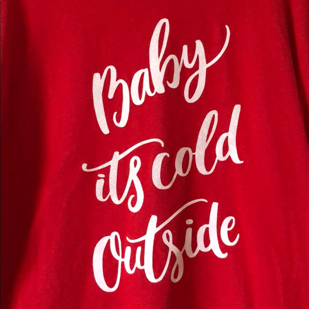 Red Graphic Women's Top